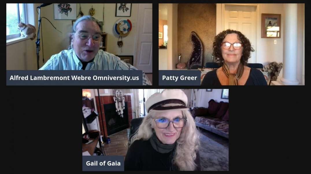 A Rebroadcast: FREE RANGE Talks With Alfred Weber, Patty Greer and Gail of Gaia