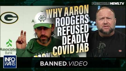 Alex Jones Shows Terry Bradshaw Why Aaron Rodgers Refused the Deadly COVID Jab
