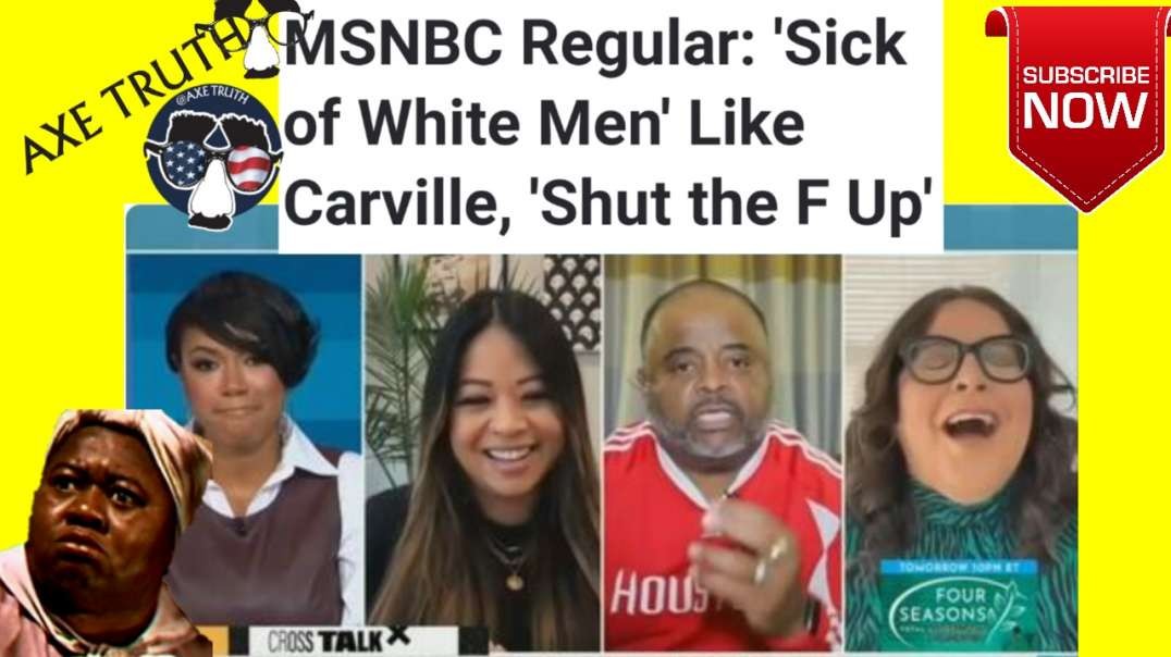 DemoKKKrat Plantation Civil War - MSNBC POCs says "They are Sick of White Men Like Massa Carville"