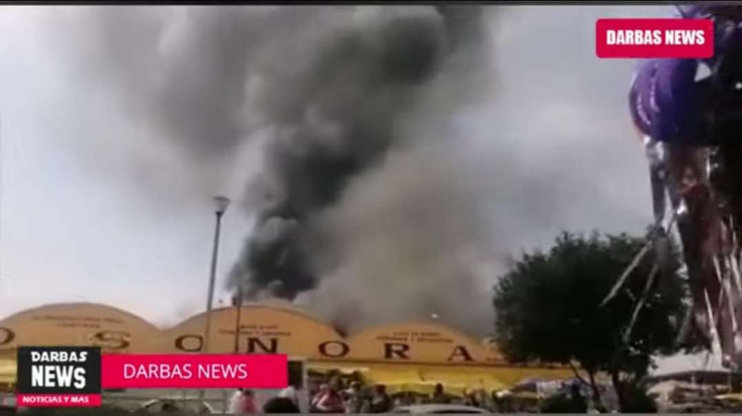 Se produce un gran incendio en la Ciudad de México en el Mercado Sonora - 4 de N.mp4