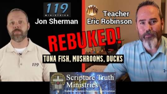 119 Ministries' Jon Sherman and Teacher Eric Robinson REBUKED!.mp4