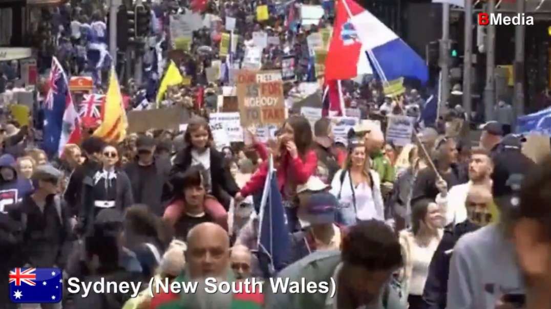 Australia Nov 27th Nationwide Freedom Rally COVID Vaccine & Restrictions Protests Compilation.mp4