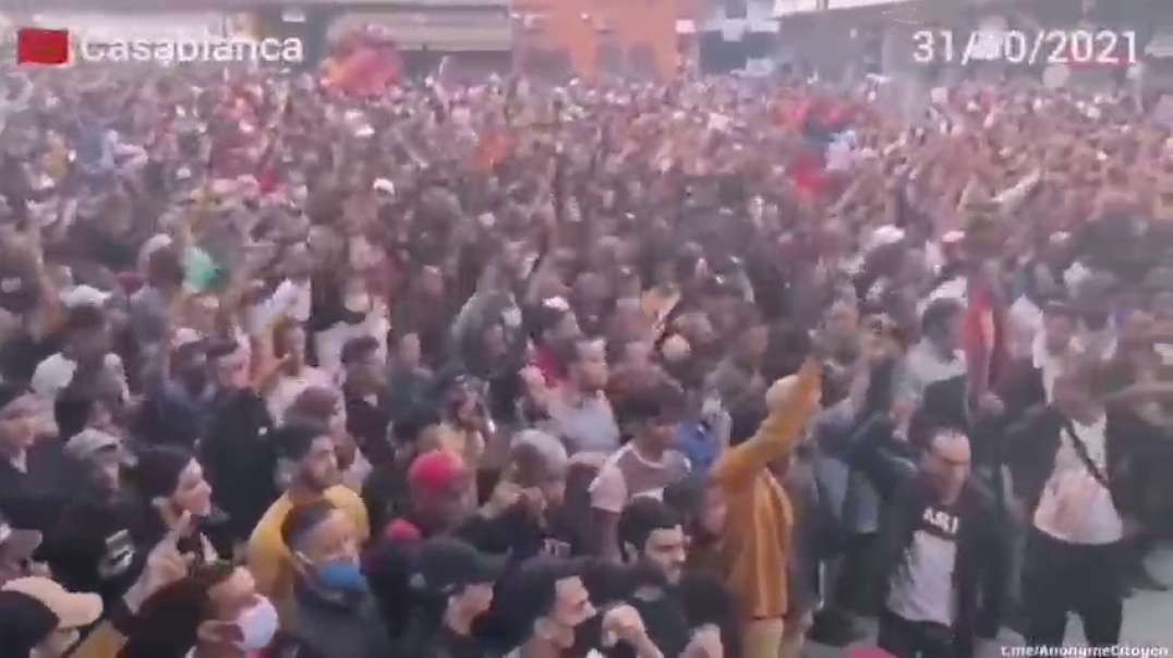 Protestas en Marruecos contra el pasaporte covid el 31 de octubre