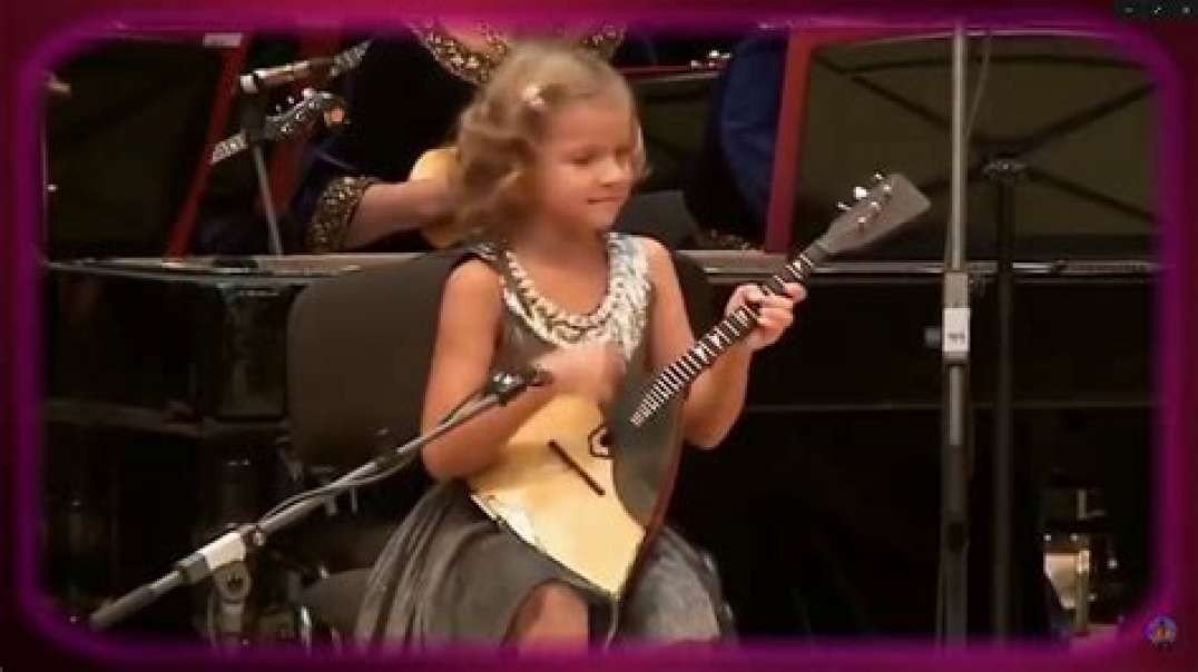 Anastasiia Tiurina (7 years)  Valenki  balalaika