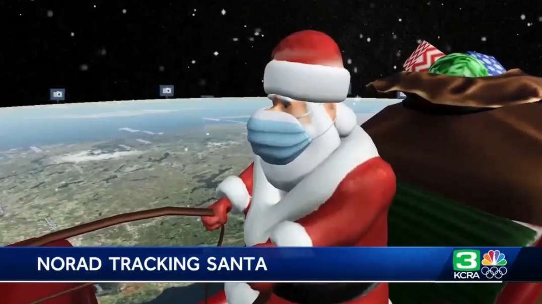 SANTA 2021 Wearing A Mask While Delivering Packages Worldwide.mp4