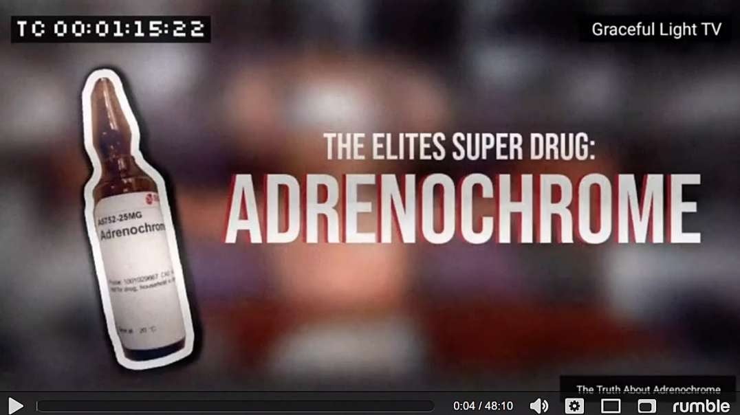 Adrenochrome.The Truth About The Most Nepharius Notorious Demonic Drug