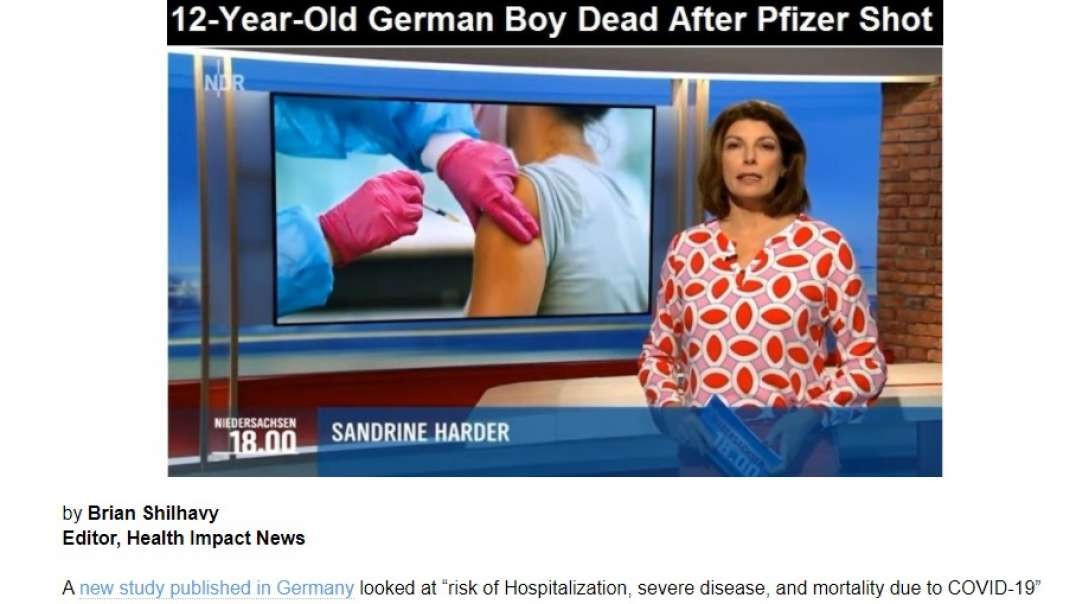 German Study Finds ZERO COVID-19 Deaths in Healthy Children but the Children are Now Dying from the Vaccine