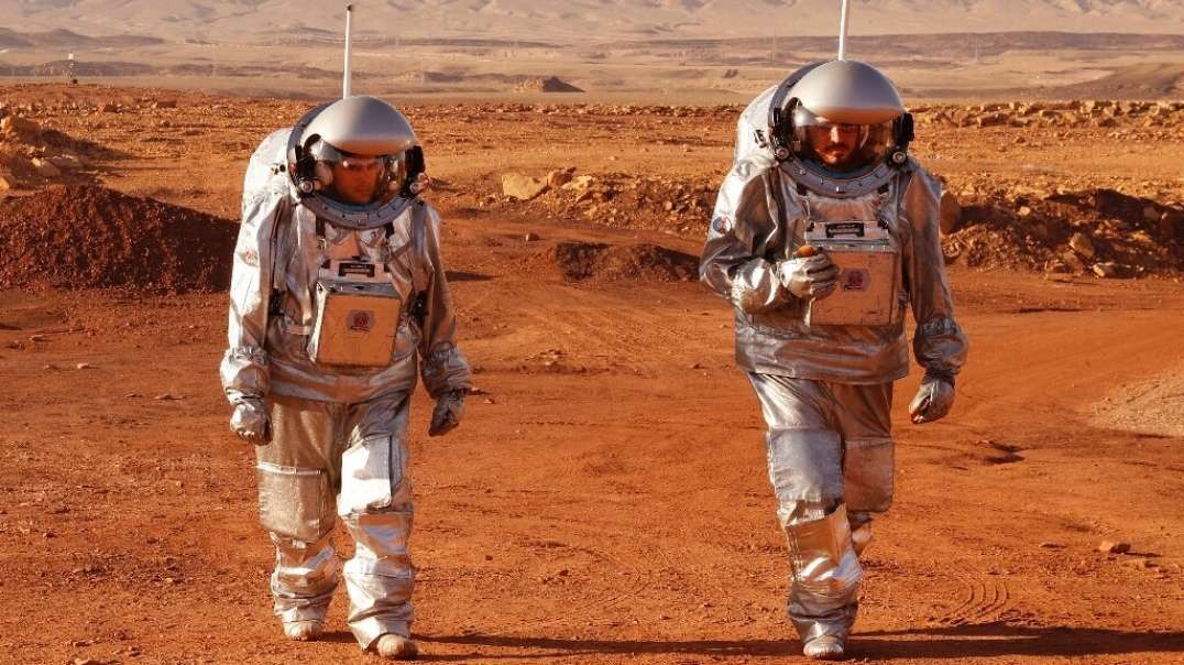 HUMANS LAND SAFELY ON MARS
