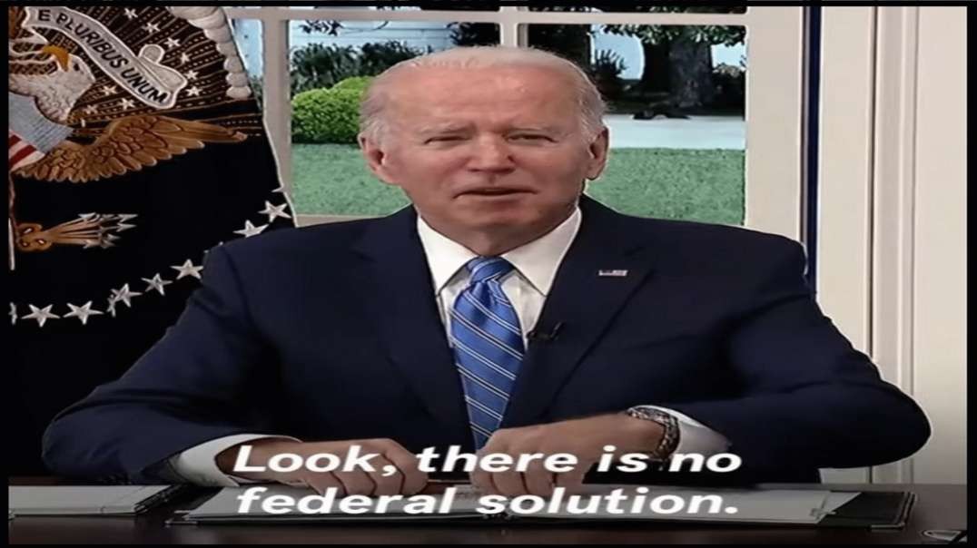Biden admits there is no federal solution to covid