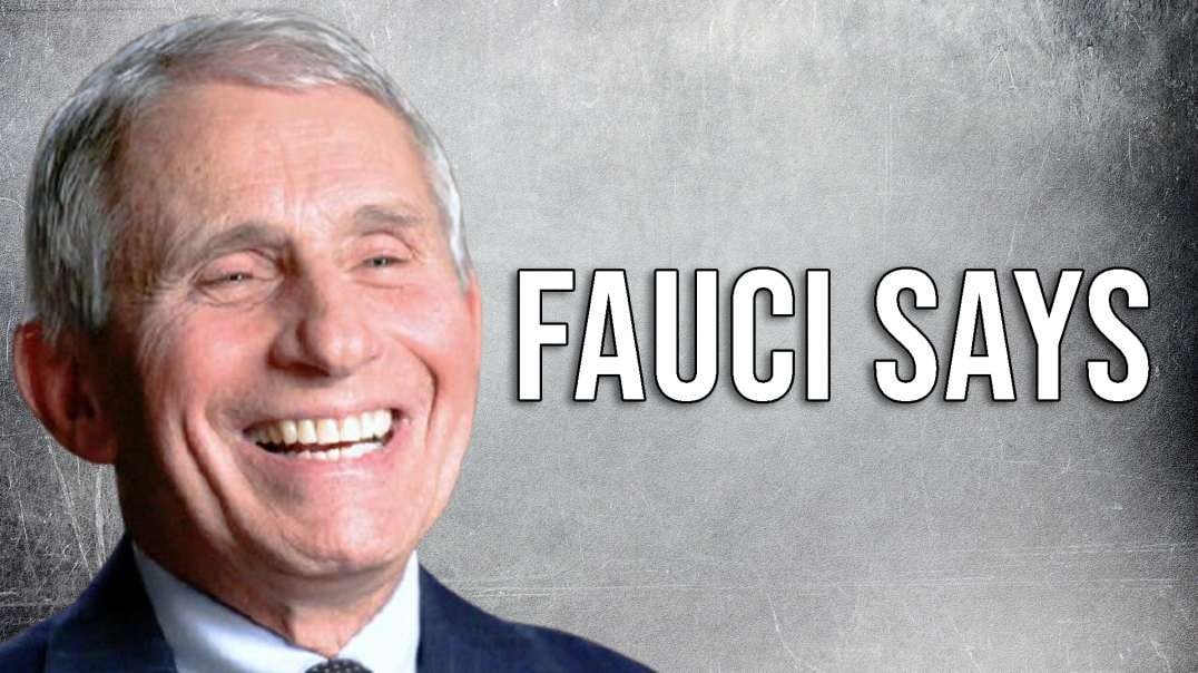 The Game of “Fauci Says”: Planes, Masks, Vaccines