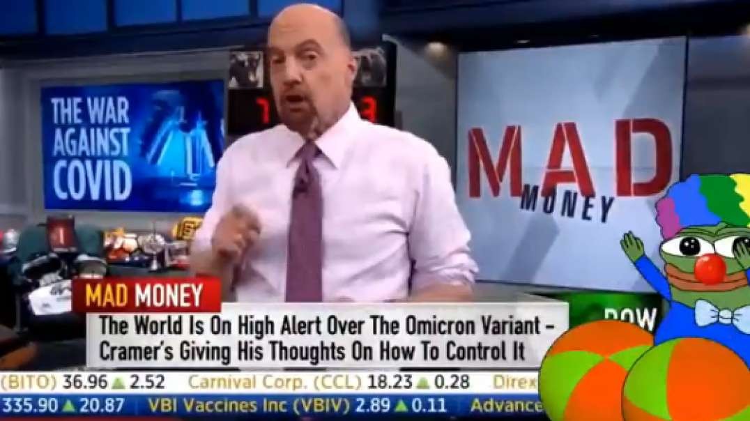 MAD Jim Cramer says the UNVAXXED are Psychotic and the Military needs to JAB them!