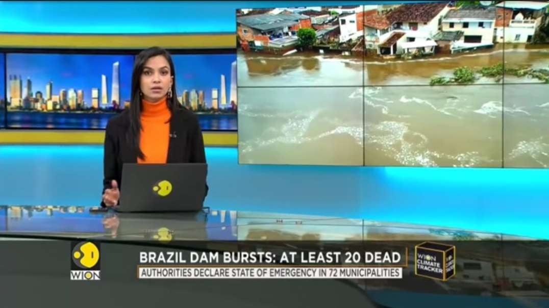 At least 20 dead, hundreds stranded in flood-hit areas in Northeastern Brazil_ W.mp4