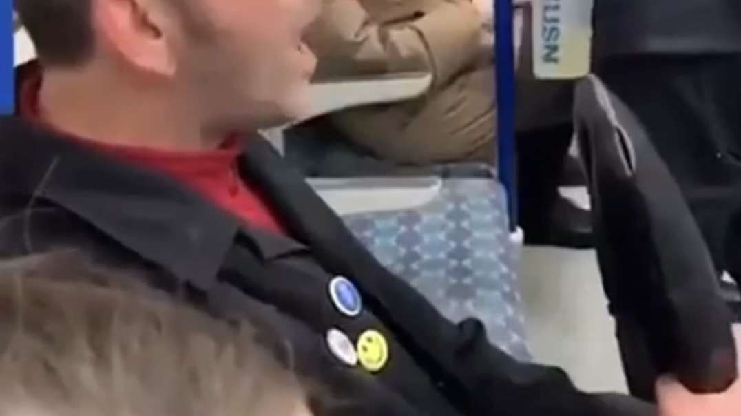 British man speaks truth to sheeple on a subway tube.