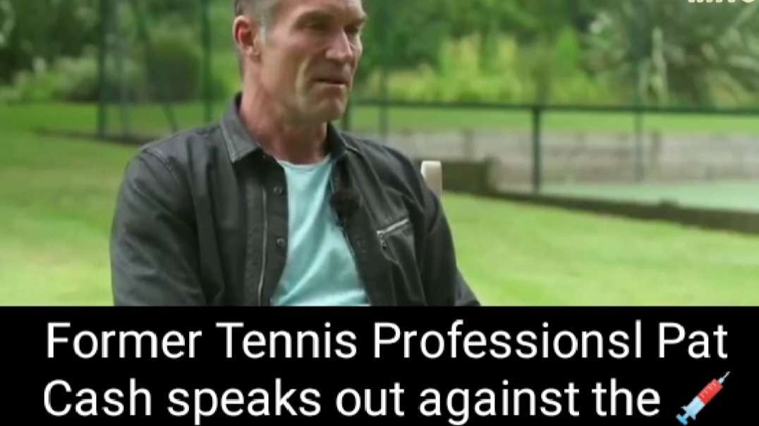 Former Tennis Professionsl Pat Cash speaks out against the 💉 and the damage it caused