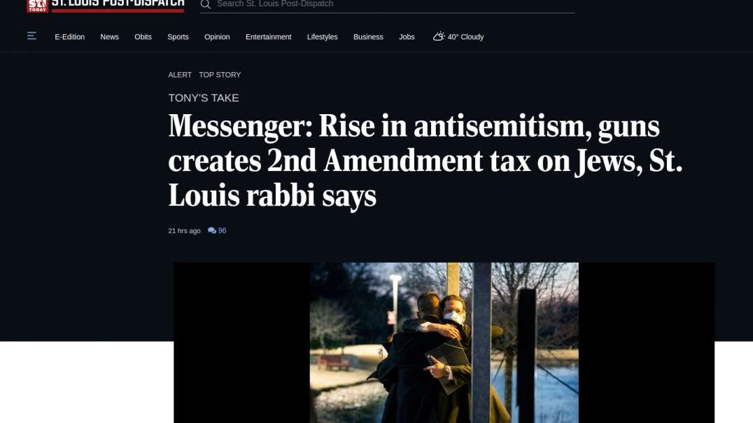 Your Second Amendment Is Now A Jewish Tax Apparently...