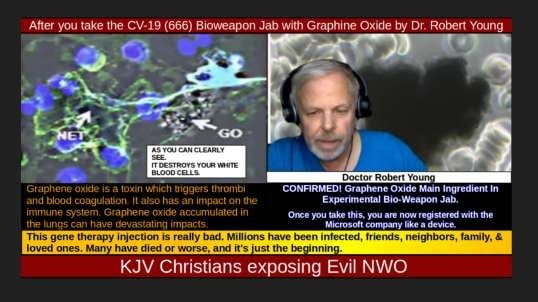 After you take the CV-19 (666) Bioweapon Jab with Graphine Oxide by Dr. Robert Young