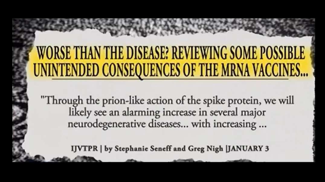 MIT Scientist Links Covid Vax & Severe Disease (Prion)