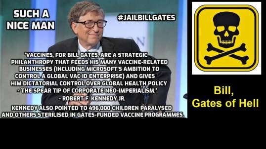 The Talmudic Bill Gaytz want to reduce the world population through vaccins.