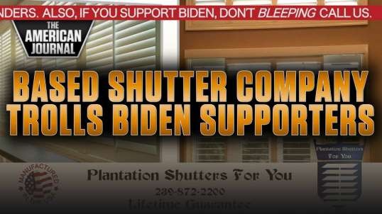 Based Shutter Company Clowns on Biden Voters In Hilarious Ad