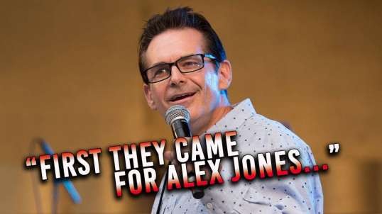 Jimmy Dore Warns America , "First They Came For Alex Jones..."