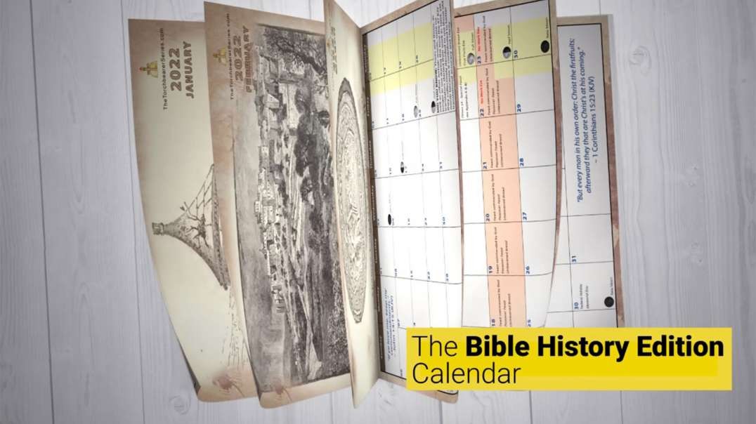 12 MONTH BIBLICAL CALENDAR 2022 (Bible History Edition – Volume 1)