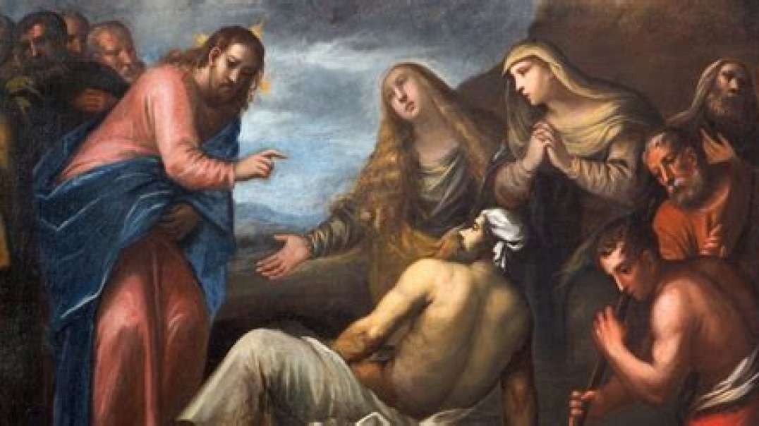 Mary and Lazarus.