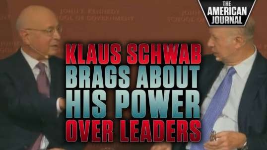 Video Shows Klaus Schwab Brag About Controlling Western Governments