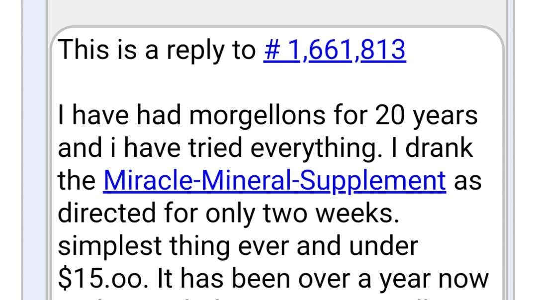 Fenben vs morgellons parasites..and supposed cure