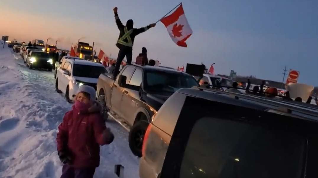 Trudeau Small Fringe Minority LIE Canada Freedom Convoy 2022 Tens of Thousands Protesting Mandates.mp4