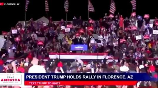 President Donald Trump Rally in Florence, Arizona Jan 2022