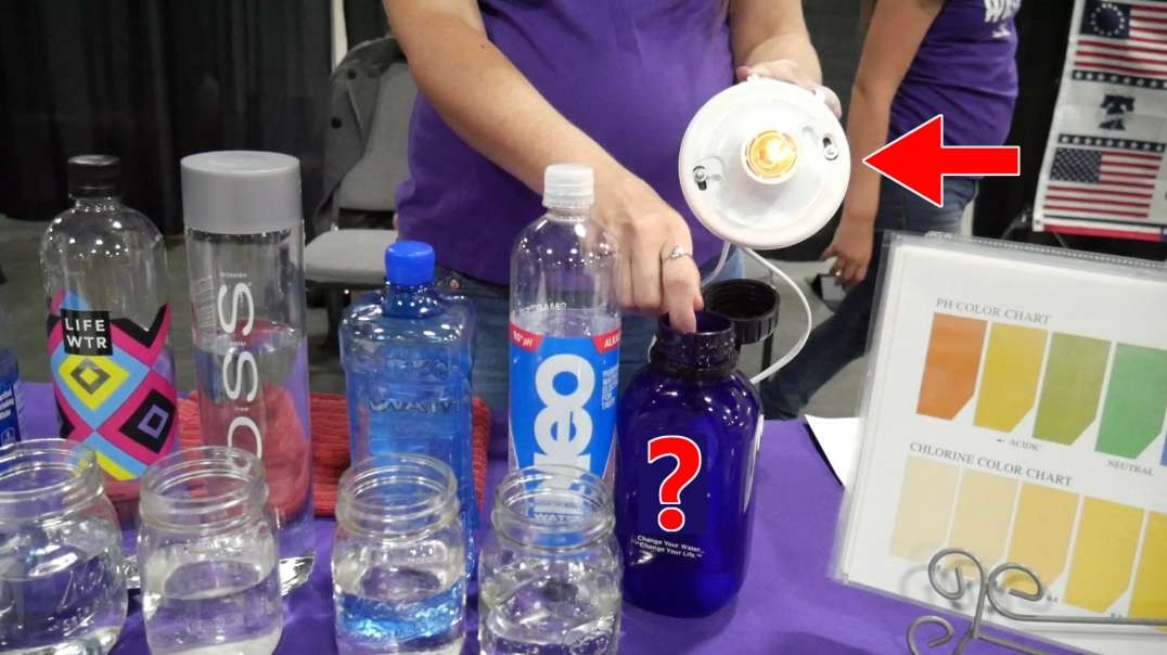 Dead Bottled Water vs. LIVING 'Electrolyzed Reduced Water' (Light Bulb Test)