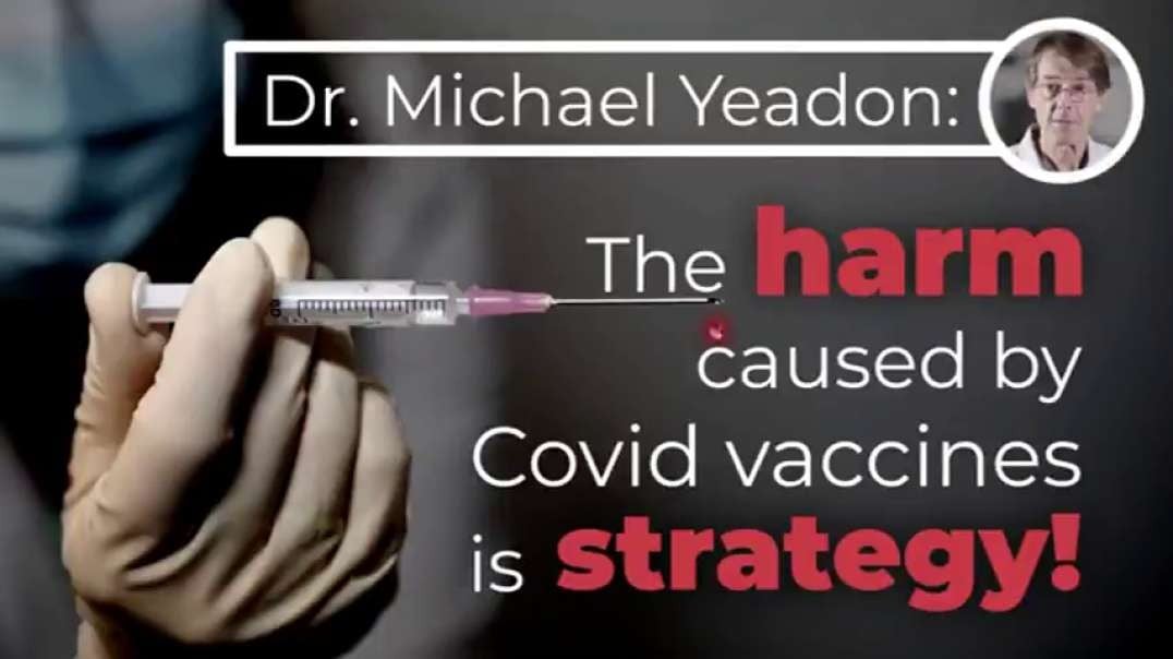 Dr. Michael Yeadon The Harm Caused By Covid Vaccines Is Strategy.