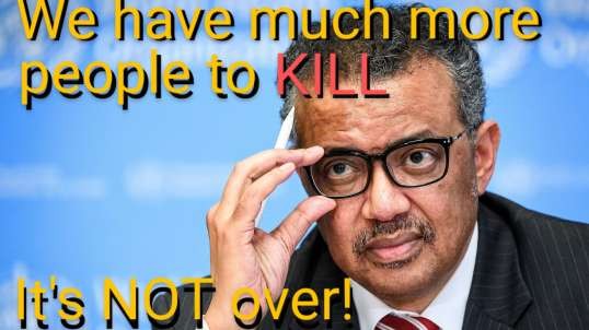 The Terrorist Beta-Jew Tedros Adhanom Ghebreyesus* says “Globaly, the conditions are ideal for more variants of the virus, more PlanDemics, more vaccin selling business, and more humans killi