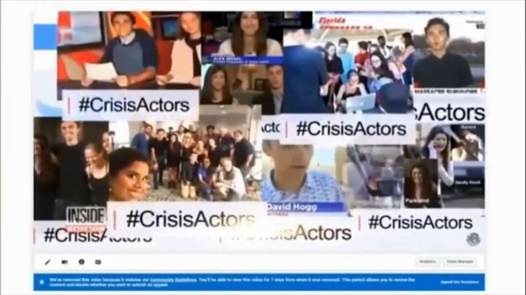 show this to your local media to let them know how fake COVID-19 is fals flags crisis actors