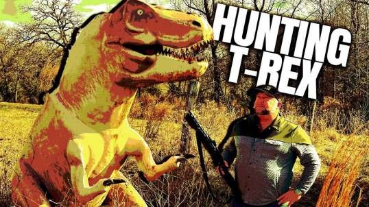 Alex Jones Hunts Endangered T-Rex At Texas Ranch