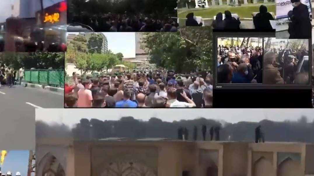 MUST-WATCH Clip: #Iran in 2021 was the scene of eight major protests in several provinces and one nationwide strike by different sectors of Iranian society, in which they called for the overt