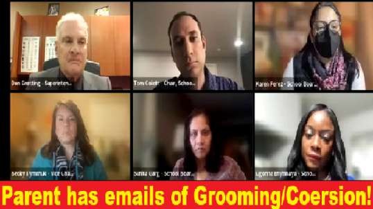 Upset Oregon Parents #1 Parent has emails of Grooming Coersion
