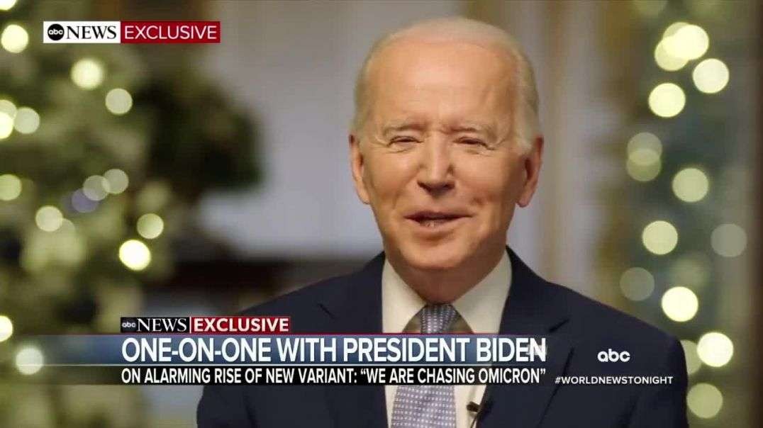 Biden Laughs & Lies When Confronted About Kamala's Claims That They Didn't See Omicron Coming