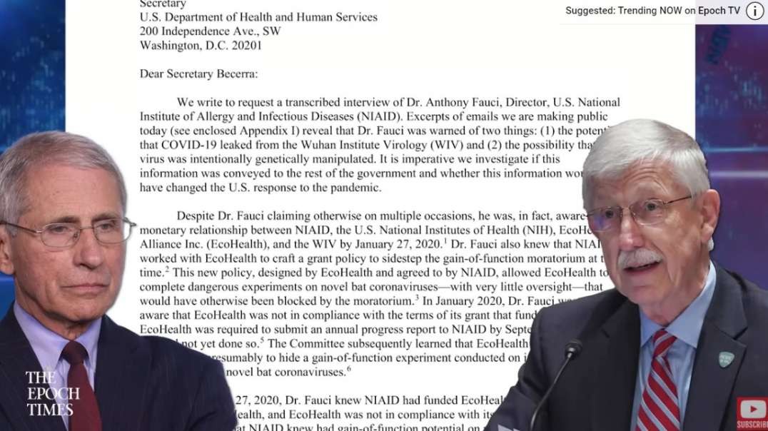 New Emails Confirm Top Scientists Told Fauci That Natural Origin of Covid Was “Highly Unlikely”.mp4