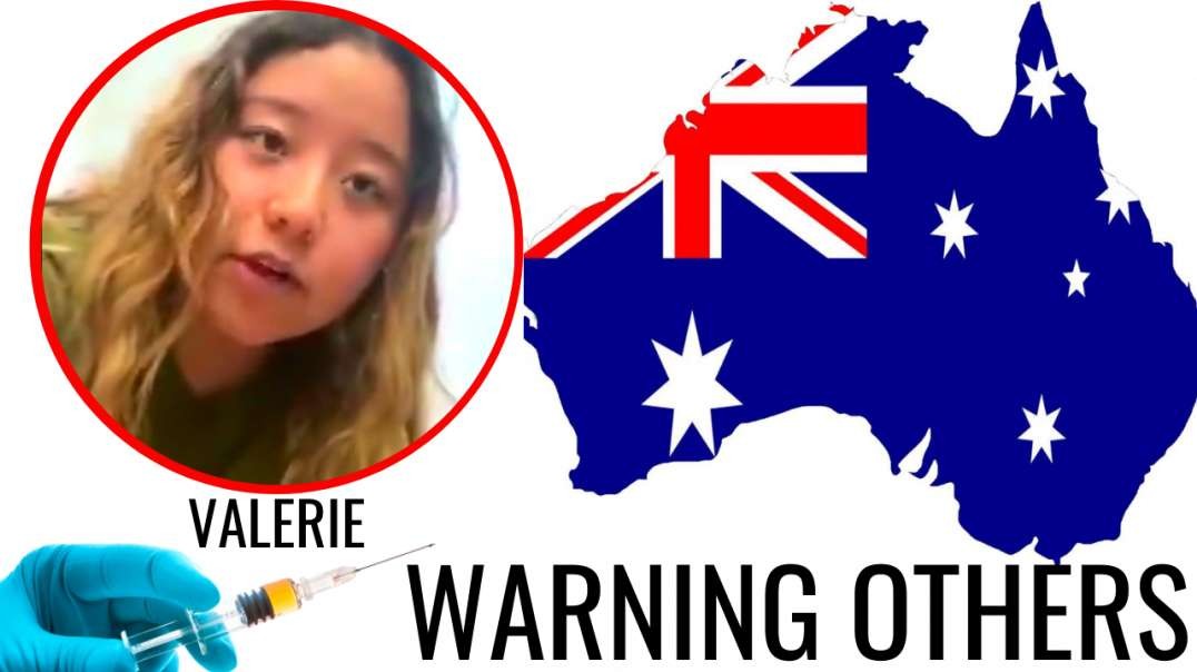Young Australian Victim of the Poisonous Jab Warns Others About Adverse Reactions
