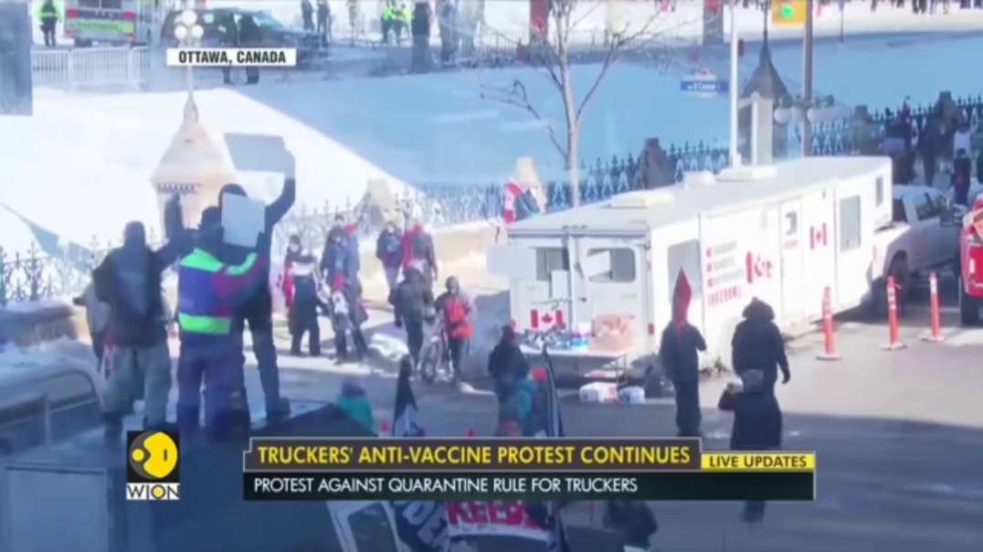 Truckers_ anti-vaccine protest continues in Canada_ freedom convoy jams Ottawa.mp4