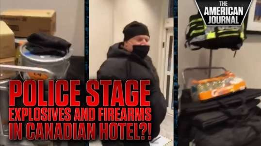 Police Stage Explosives And Firearms In Canadian Hotel