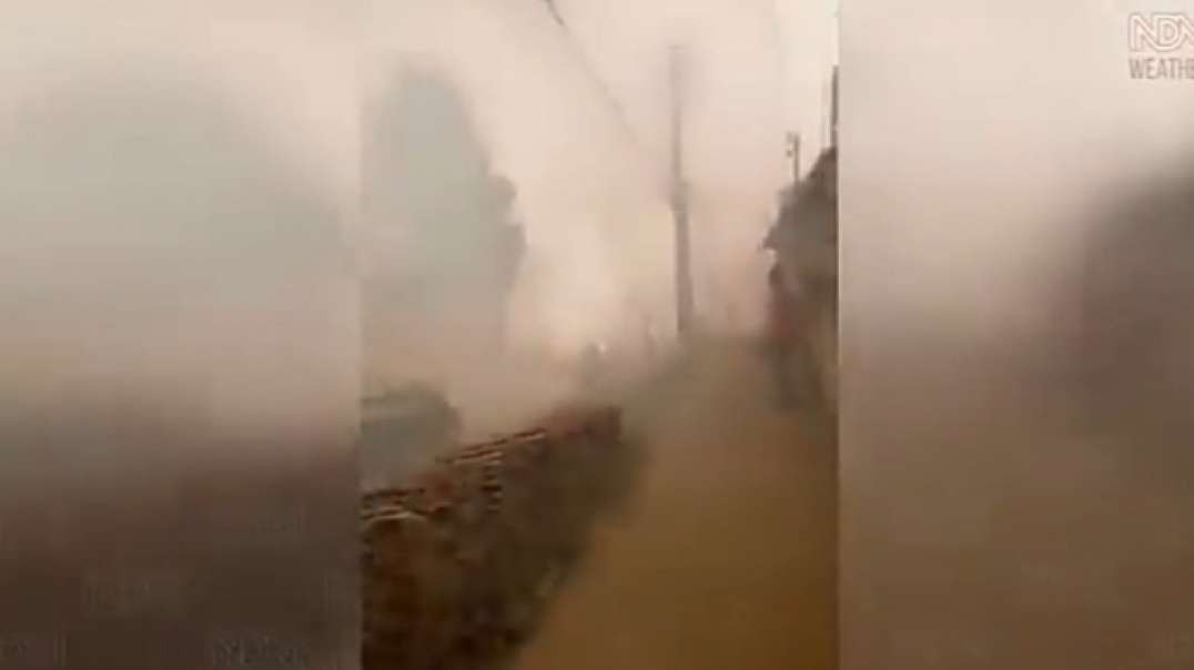 Impossible! Forest fires devastate Chile. Wildfire hit Collipulli, Araucania.mp4
