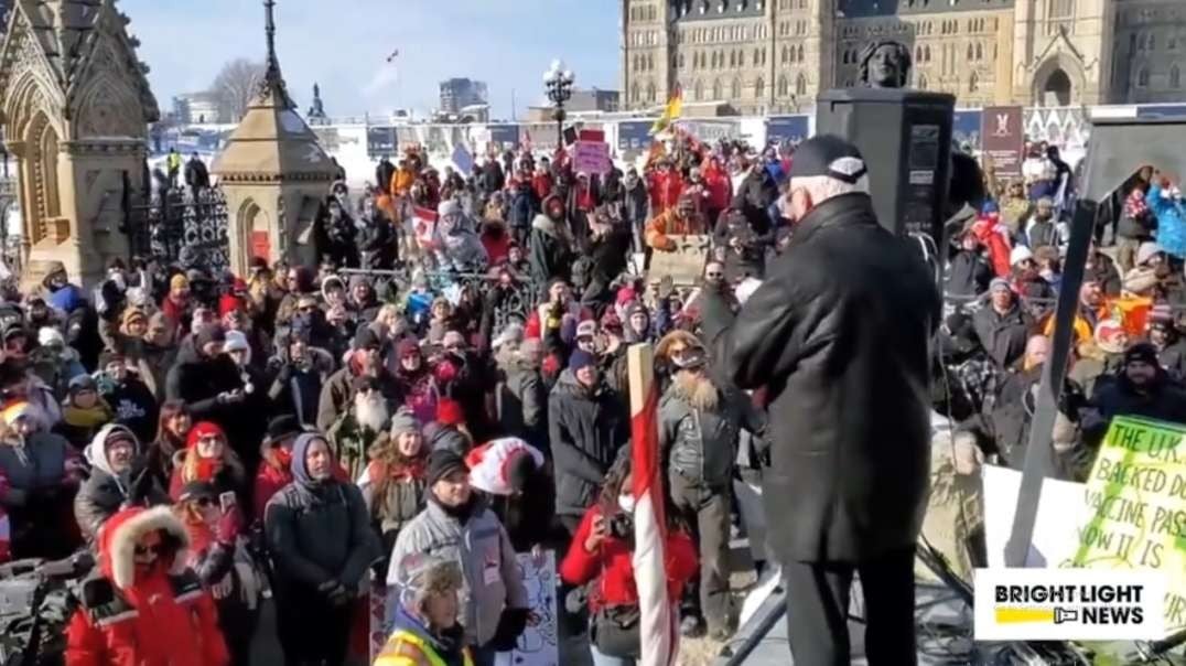 Canadian trucker speech in Ottawa
