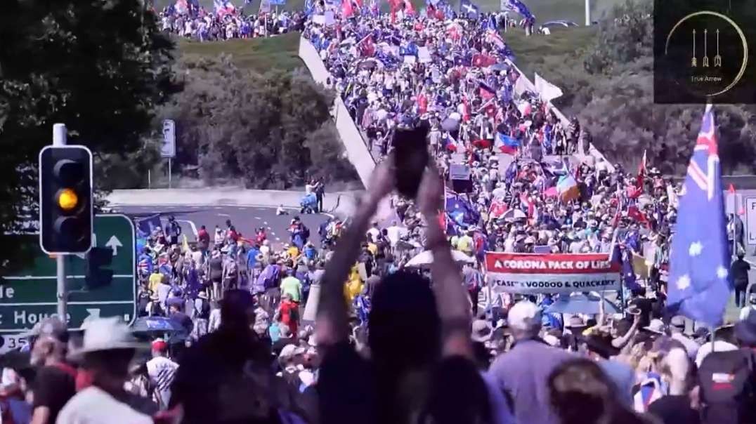 Australia Feb12th MASSIVE protest in Canberra! (with time-lapse).mp4