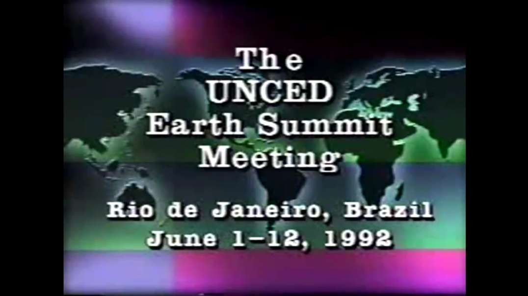 UN UNCED Earth Summit 1992 - George Hunt