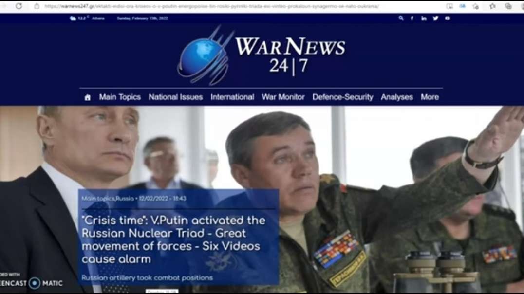 Crisis time- V.Putin activated the Russian Nuclear Triad - Great movement of fo.mp4