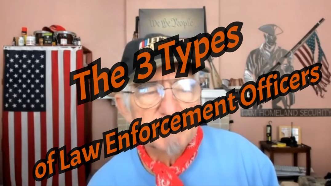 The Three Types of Law Enforcement Officers ~ First Amendment