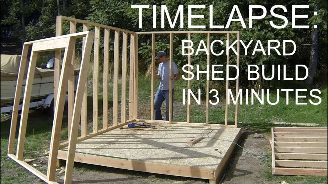 How to build shed DIY 3 Minutes