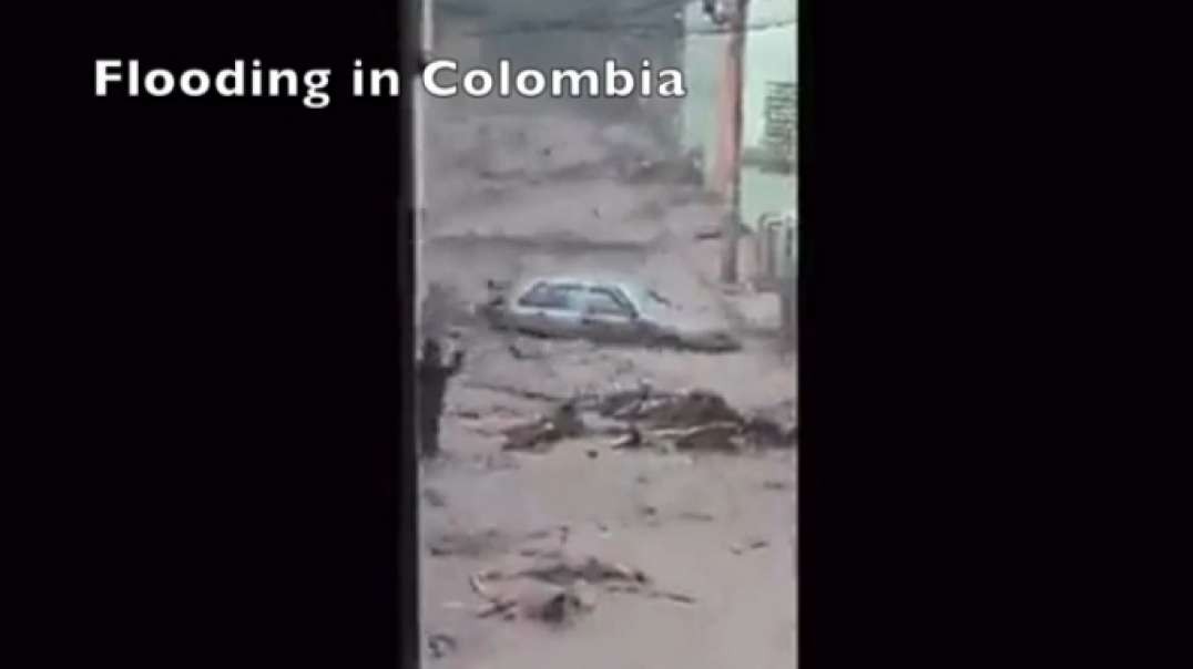 Serious Floods in Colombia's San Pablo after Torrential rainstorms.mp4